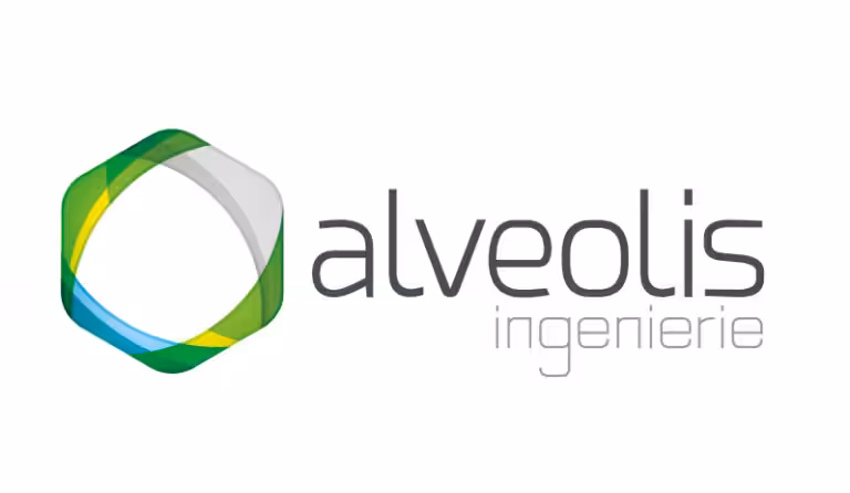 Identité graphique Alveolis Ingénierie, bureau d’études énergie