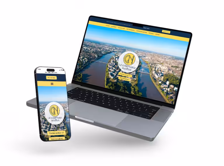 Aperçu de la réalisation web Le Comptable Nantais
